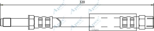 APEC BRAKING Тормозной шланг HOS3311